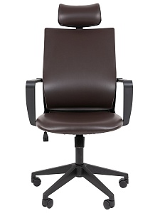 Офисное кресло CHAIRMAN 545, экокожа, коричневый
